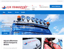 Tablet Screenshot of ccatransport.se
